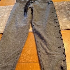 Calvin Klein Logo Charcoal Joggers Size S